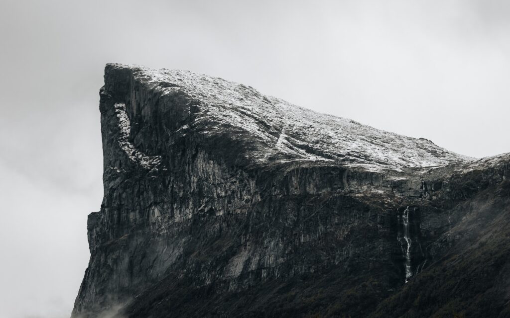 Sarek National Park cliff steep climb rocks natural